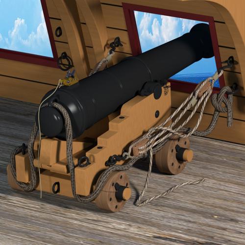 British 24 pound naval cannon preview image